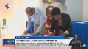 Ministério da Cultura assina contratos de financiamento com associações da ilha do Sal