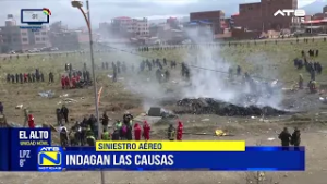 Labores de rastrillaje continúan tras accidente en El Alto