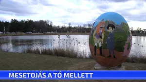 Mesetojás a tó mellett