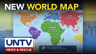 Bagong world map na nagpapakita ng mas tamang laki ng Africa, inendorso ng UN