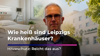 How well-prepared are hospitals in Leipzig and the surrounding area for heatwaves?