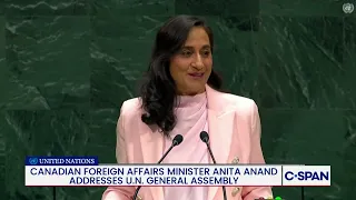 Canadian Foreign Minister Anita Anand says Canada will diversify international relationships