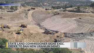 Executive order bans uranium mining on state land in New Mexico