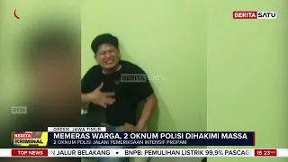 2 Oknum Polisi di Gresik Dihakimi Massa Usai Diduga Peras Warga #BeritaSatu