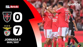 Resumo: Casa Pia  0-7 Benfica - Liga Portugal Betclic | sport tv