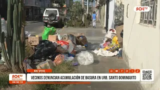 Trujillo: Residents report trash accumulation in Santo Dominguito neighborhood