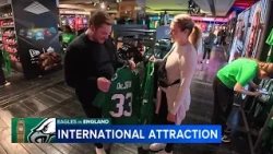 International Birds fans flock to NFL Pro Shop in London for Eagles merchandise