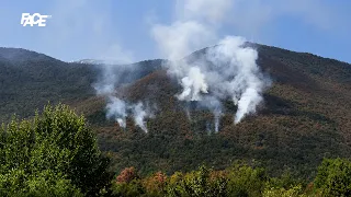 Alarmantno kod Bihaća: Helikopter OS BiH gasi požar na minski sumnjivom području!