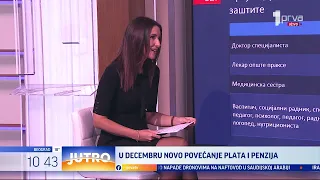 U decembru novo povećanje plata i penzija