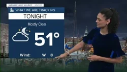 Maryland's Most Accurate: Nice warm up Thursday