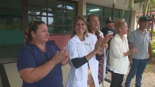 "Asphalt Warriors" once again provide support to the Camagüey health sector.