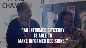 Kumisión I Fino’ Chamoru launches Quest for Self-Determination display at GPO