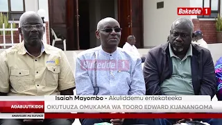 Agabuuti Obukama bwa Tooro bwetaaga ensimbi ezikununkiriza mu kawumbi kamu okutuuza omukama omuggya