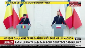 Nicușor Dan, despre invitația de a intra sub ”umbrela nucleară” a Franței