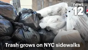 «Это просто ужасный беспорядок», — говорит житель Бронкса, чей тротуар завален мусором | News 12