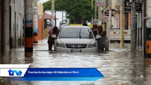 Fuertes lluvias dejan 41 fallecidos en Perú
