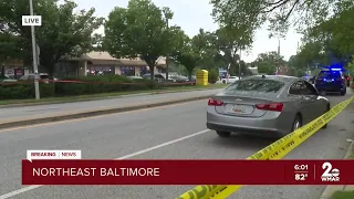 WMAR-2 News' Taylor Epps on the scene of triple shooting in Northeast Baltimore