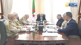 The President of the Republic Chairs a Working Meeting on the Tanezrouft Prison
