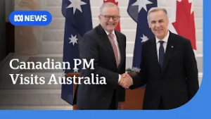 Mark Carney affirms ties with Australia in shadow of global conflict | ABC NEWS