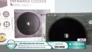 SCJ TV SHOPPING | Bếp hồng ngoại mặt kính Mishio