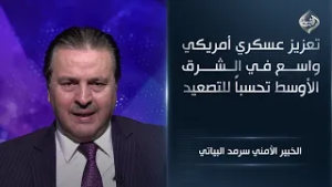 تعزيز عسكري أمريكي واسع في الشرق الأوسط تحسباً للتصعيد || الخبير الأمني سرمد البياتي