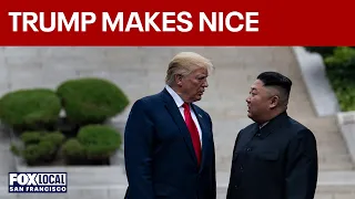 Trump tries to ease tensions with North Korea’s Kim Jong Un