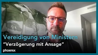 Prof. Alexander Thiele (Staatsrechtler) zur Vereidigung der neuen Minister | 24.07.26