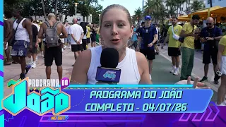 Cela lets it rip on a GREEN AND YELLOW tour through Miami Beach | Programa do João (07/04/26)