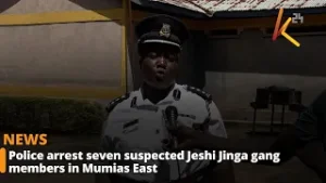 Police arrest seven suspected Jeshi Jinga gang members in Mumias East