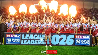 Wigan lift the League Leaders' Shield