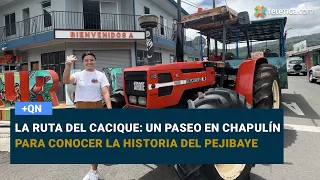 The Cacique's Route: a ride on a chapulín boat to learn about the history of the pejibaye