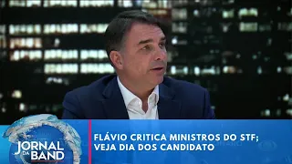 Flávio Bolsonaro criticizes Supreme Court justices; see the candidates' day | Jornal da Band