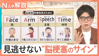 治療は「早期発見がカギ」　“夏の脳梗塞”は熱中症とそっくり？見逃せない“サイン”とは？【Nスタ解説】｜TBS NEWS DIG
