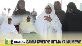 TAZAMA RAIS DKT. SAMIA ALIVYOSHIRIKI HITMA YA MAREHEMU MUMEWE