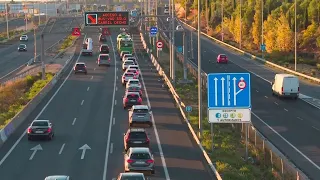 These are the four speed cameras that monitor solid road lines