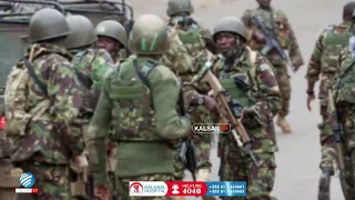 Ciidamada Kenya iyo dabley hubaysan oo dagaal xooggan uu dhaxmaray.