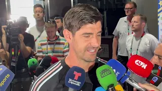 Courtois: “España es favorita, será difícil”