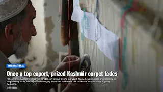 Once a top export, prized Kashmir carpet fades