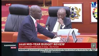 Ato Forson debunks NDC Gov't is not Spending claim at MidYear Budget Review