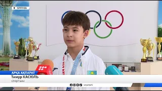 Жеңіс тұғырынан көрінді