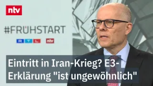 Eintritt in Iran-Krieg? E3-Erklärung "ist ungewöhnlich": CDU-Politiker im ntv Frühstart