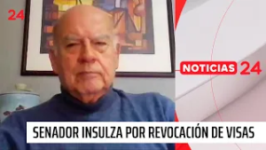Senador Insulza y revocación de visas en EE.UU.: “Es un atentado a la soberanía chilena”