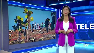 Volcán Sangay expulsó gas y cenizas la madrugada del domingo | Televistazo | Ecuavisa