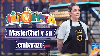 Lina Tejeiro reveals how she found out about her PREGNANCY on MasterChef Celebrity | Buen Día, Co...