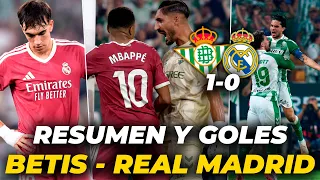 ¡PRIMER PINCHAZO de la TEMPORADA! RESUMEN y GOLES del BETIS 1-0 REAL MADRID | LALIGA