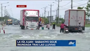 Siguiendo la situación por las inundaciones en Babahoyo | Televistazo | Ecuavisa