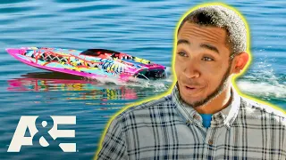 Justin Tests Out His RC Boat | Storage Wars | A&E