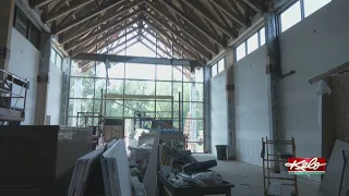 Outdoor Campus construction nearing completion