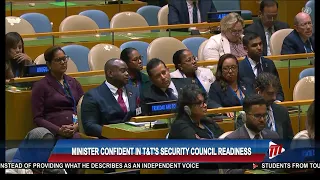 Minister Sobers Confident In T&T's Security Council Reaadiness