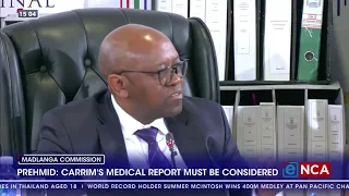 Suliman Carrim's medical report must be considered, says lawyer